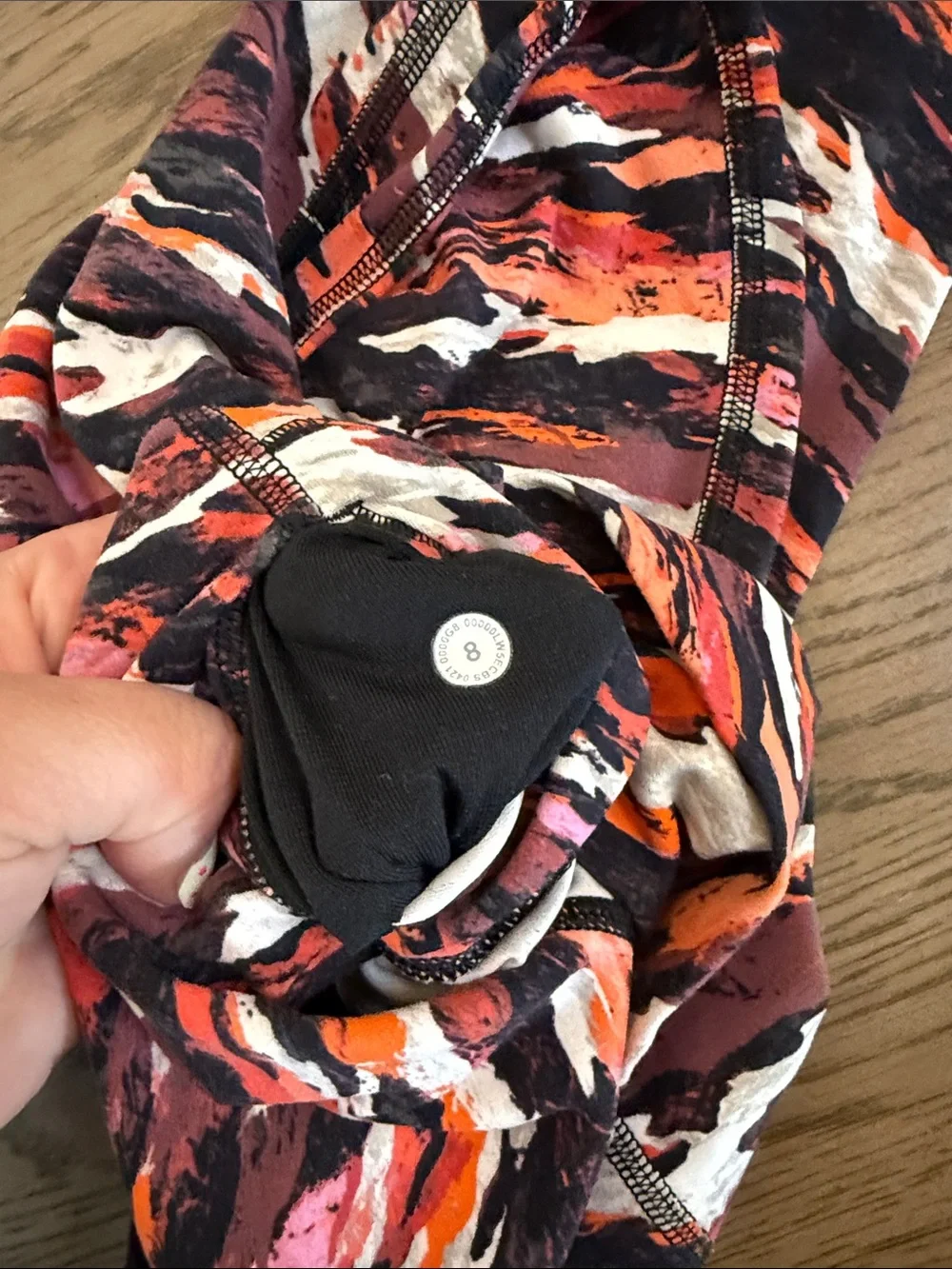 Lululemon Multicolor Abstract Print align Leggings